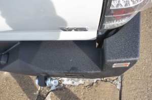 Toyota Tacoma Bumper - Rear - Fishbone Offroad - Two Stage Black Texture Powder Coated - Black - `05-`15